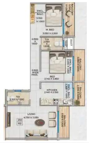  new gulmohar chs Floor Plan Floor Plan
