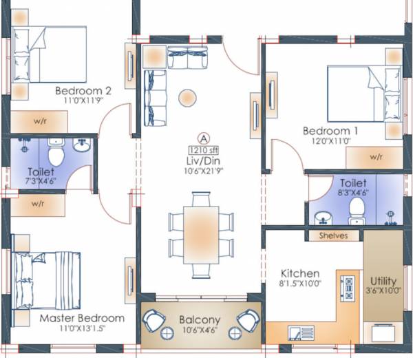  josy-villa Floor Plan Floor Plan