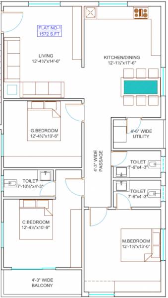  aditya-premier Floor Plan Floor Plan