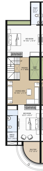 First Floor Plan hari villa Floor Plan First Floor Plan
