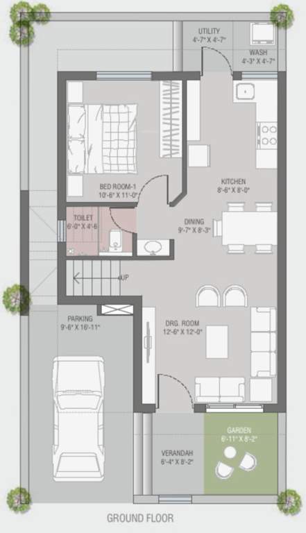  bluebell tower a 1 and a 2 Floor Plan Ground Floor Plan