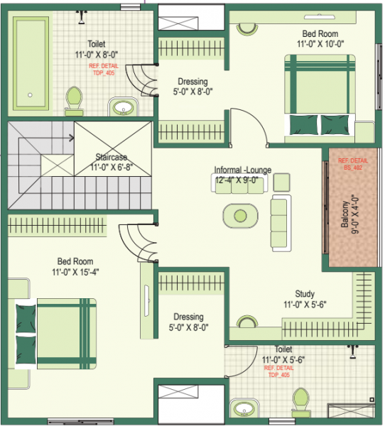  primus Floor Plan Upper Level Duplex Plan