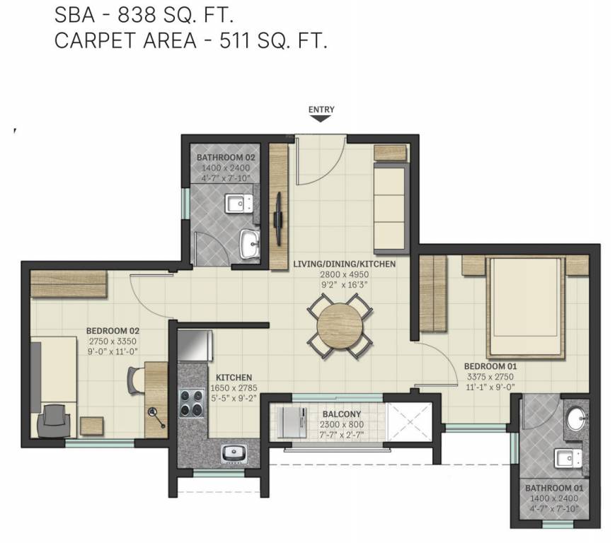  brooklyn towers town park Floor Plan Floor Plan