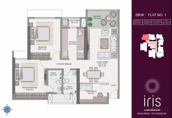  iris-at-kashishpark Floor Plan Floor Plan
