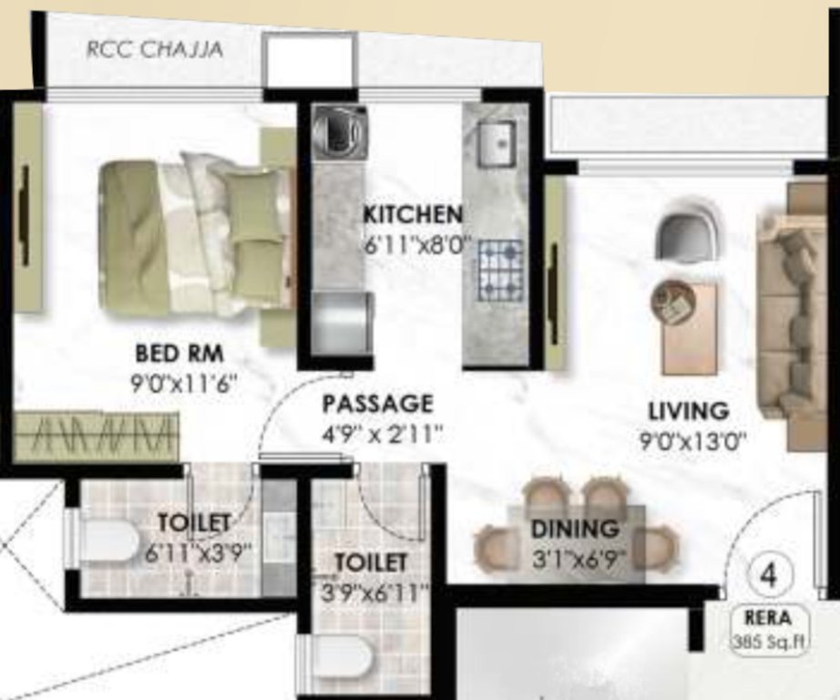  saptarshi chs Floor Plan Floor Plan
