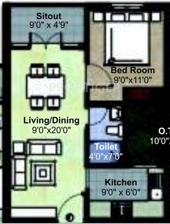 OM Shakthy Santha Towers Phase II (1BHK+1T (693 sq ft) 693 sq ft) OM Shakthy Santha Towers Phase II (1BHK+1T (693 sq ft) 693 sq ft)