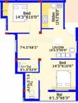 ARRR Thiruvin Nagar (2BHK+2T (820 sq ft) 820 sq ft) ARRR Thiruvin Nagar (2BHK+2T (820 sq ft) 820 sq ft)