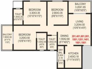  presidency-phase-ii Floor Plan Floor Plan