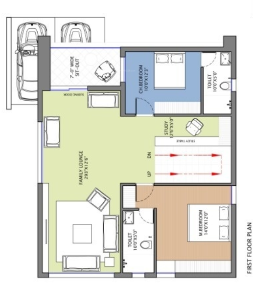  green meadows Floor Plan First Floor Plan
