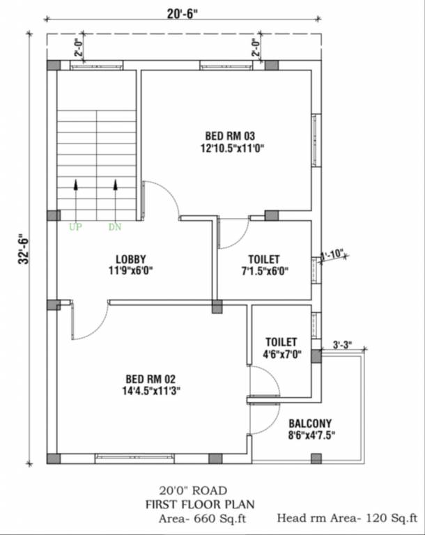  villa Floor Plan First Floor Plan