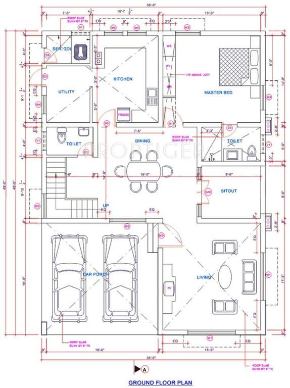 Regaliaa The Ferns (3BHK+3T (3,285 sq ft) 3285 sq ft)