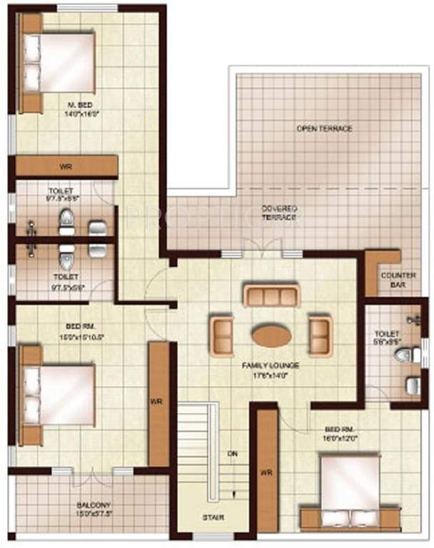 Regaliaa The Ferns (4BHK+4T (3,845 sq ft) + Study Room 3845 sq ft)