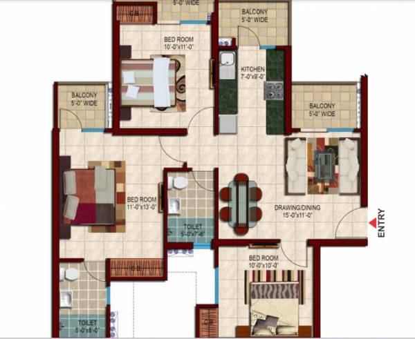  estate-ii Floor Plan Floor Plan