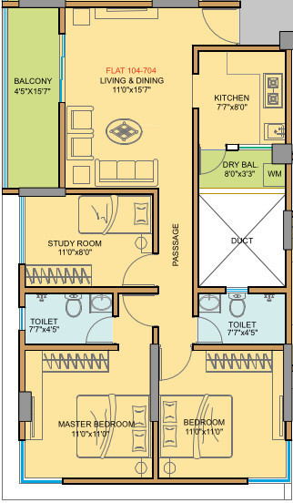  residency Floor Plan Floor Plan