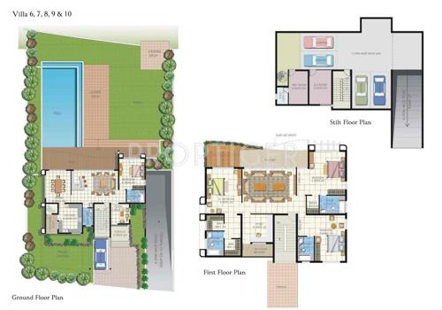 Umiya Sundance Villas (4BHK+5T (6,000 sq ft) + Servant Room 6000 sq ft)