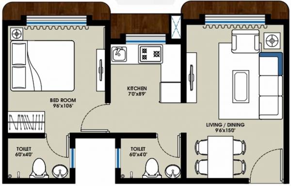  om-gautam-residency Floor Plan Floor Plan