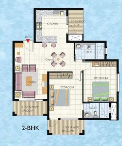 Umiya Solicitude (2BHK+2T (1,184 sq ft) 1184 sq ft)
