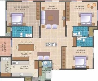 Ashed Regency Orchard (3BHK+4T (2,400 sq ft) + Servant Room 2400 sq ft)