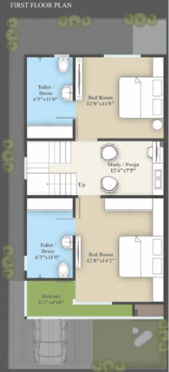  akshar vihar ii Floor Plan First Floor Plan