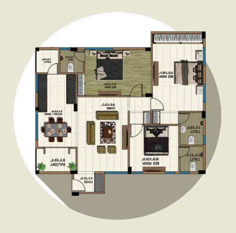  sri kamatchi apartments Floor Plan Floor Plan
