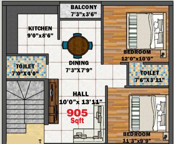  sri-vaari-homes Floor Plan Floor Plan