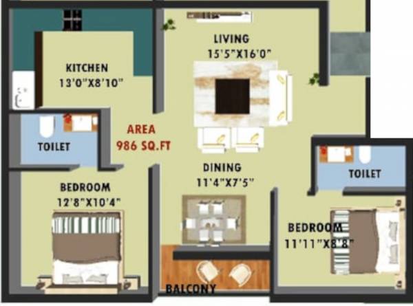 residency Floor Plan Floor Plan