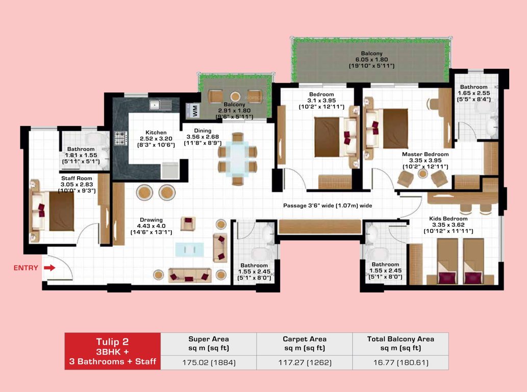  anmol phase iii and plaza ph ii Floor Plan Floor Plan