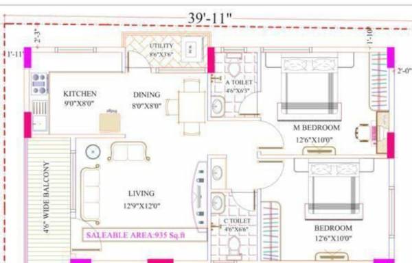  temple-bells Floor Plan Floor Plan