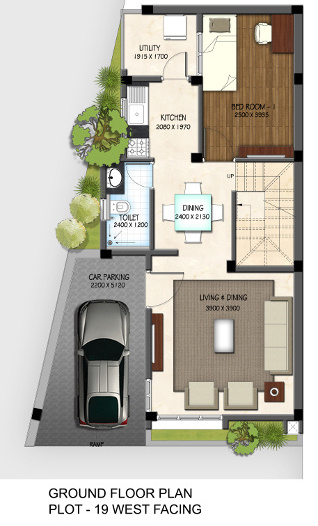  gardenia Floor Plan Ground Floor Plan