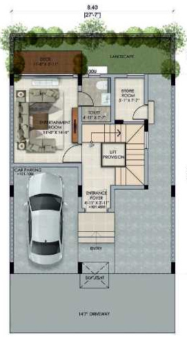  gardenia Floor Plan Ground Floor Plan
