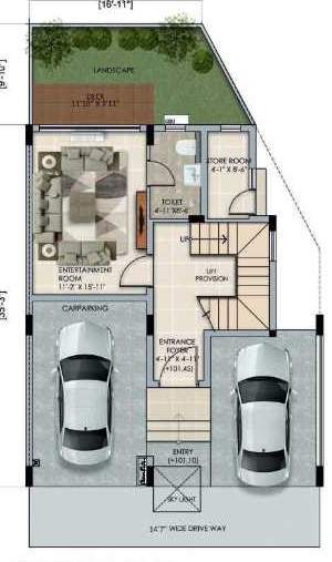  gardenia Floor Plan Ground Floor Plan