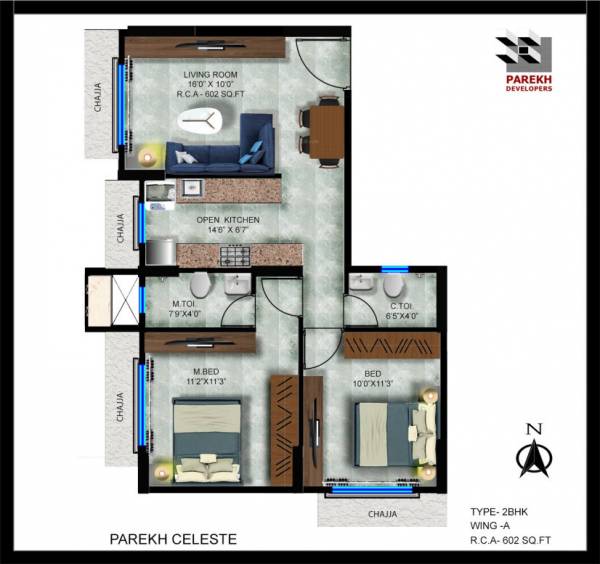  parekh-celeste Floor Plan Floor Plan