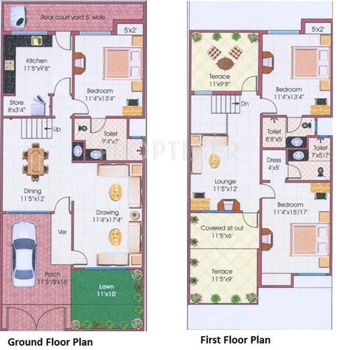 Fortune Prestige (3BHK+3T (1,715 sq ft) 1715 sq ft)