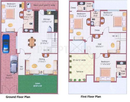 Fortune Prestige (4BHK+4T (2,100 sq ft) 2100 sq ft)