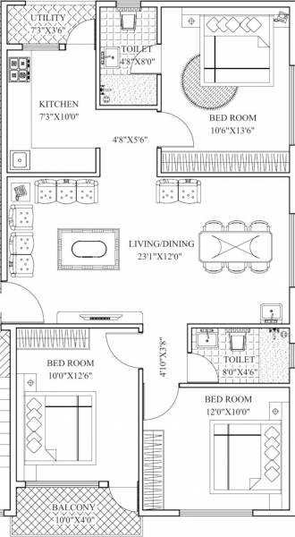  gold Floor Plan Floor Plan