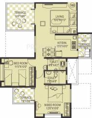 Swadesh Green Hills (2BHK+2T (1,061 sq ft) 1061 sq ft) Swadesh Green Hills (2BHK+2T (1,061 sq ft) 1061 sq ft)
