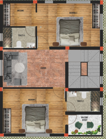 First Floor Plan green park Floor Plan First Floor Plan