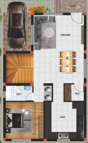 green park Floor Plan Ground Floor Plan