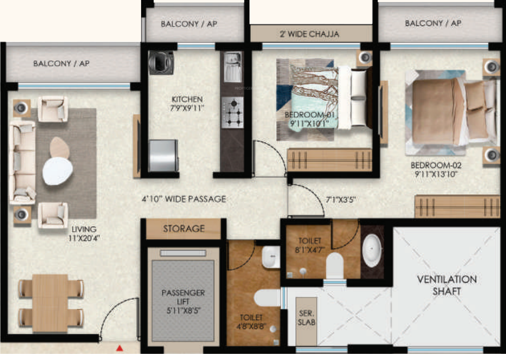 Floor Plan yogakshema residency phase i Floor Plan Floor Plan