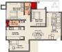 Bajaj International Realty Sterling Gurukrupa CHS Floor Plan (2BHK+2T + Study Room)