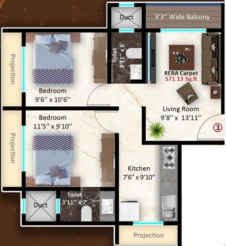  crystal-builders-and-developers Floor Plan Floor Plan