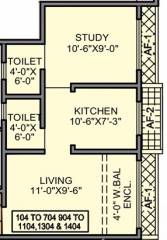  shakti-galaxy-heights Floor Plan Floor Plan