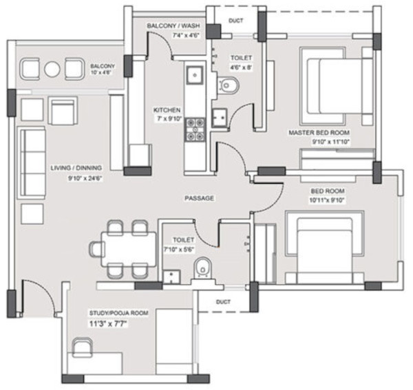 Floor Plan mahalaxmi-city-phase-vi Floor Plan Floor Plan