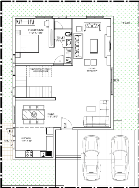  zen  Floor Plan Ground Floor Plan