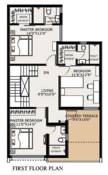 First Floor Plan vedanta-vihar-phase-1 Floor Plan First Floor Plan