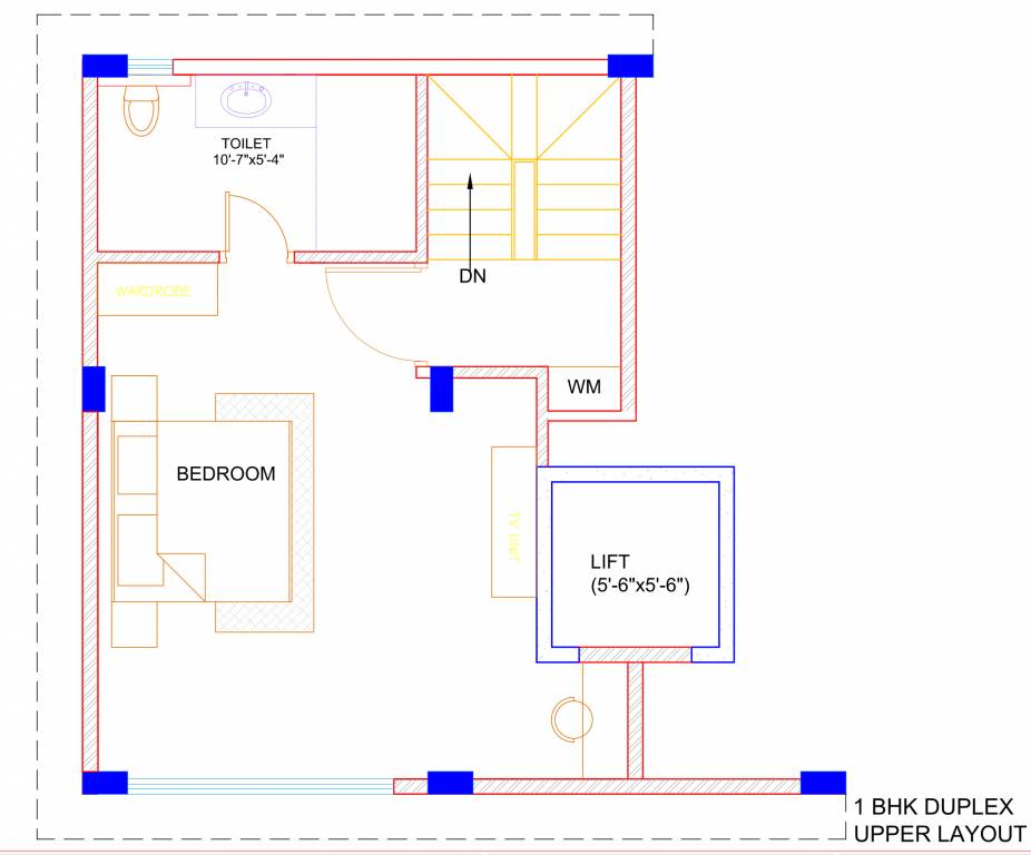  mashobra hills Floor Plan Upper Level Duplex Plan