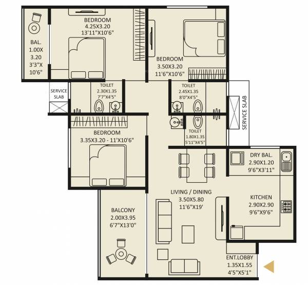  skytown Floor Plan Floor Plan