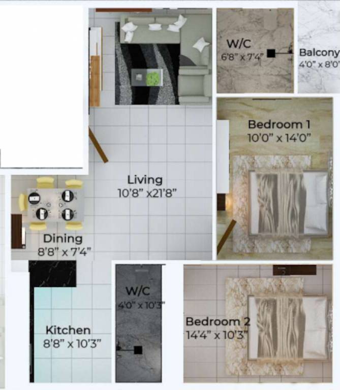  pearl apartments Floor Plan Floor Plan