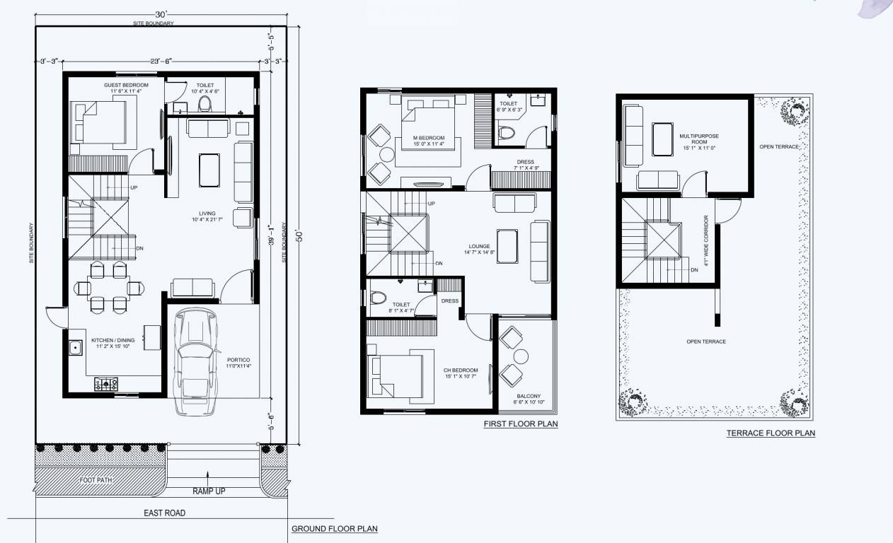 Terrace Floor Plan pranav grove park Floor Plan Terrace Floor Plan