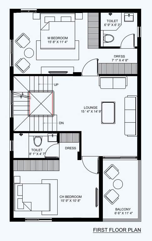  pranav grove park Floor Plan First Floor Plan